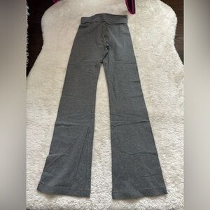 Vintage 90s Gray Flared Leggings